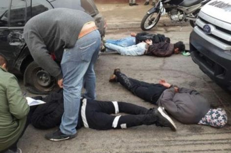 Cinematográfica persecución: cuatro menores detenidos