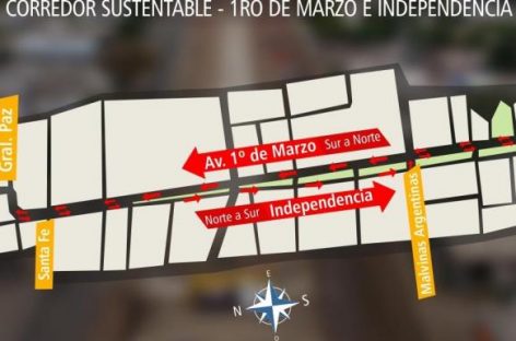 Desde el lunes cambia de sentido avenida Primero de Marzo