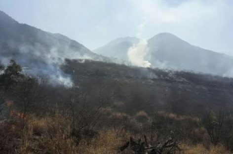 Incendio forestal al pie del cerro El Morro devoró 5 hectáreas