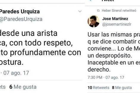 Impugnación a Menem. Repudio del Palacio Ramírez de Velasco