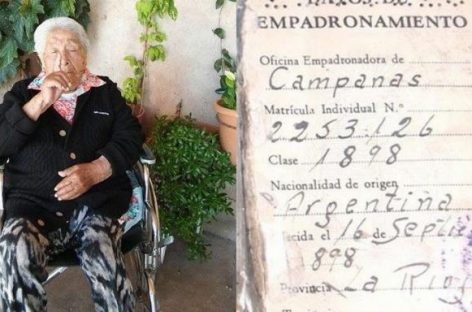 Murió una riojana considerada la mujer más longeva del mundo