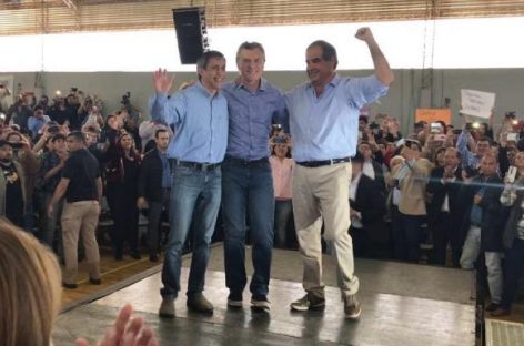 Junto a Martínez y Paredes, Macri defendió su administración