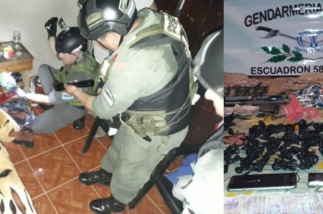 Gendarmería desbarató kiosco de droga en barrio 20 de Mayo