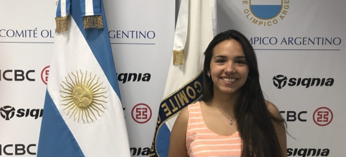 Fernanda Russo, embajadora argentina en los Juegos Olímpicos de la Juventud
