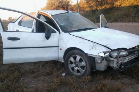 Vuelco sobre ruta 38 dejó un herido de gravedad