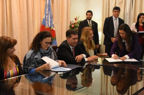 Michetti se reunió con Casas y aprobó obra pública para varios departamentos