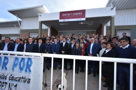 Chepes. Inauguran escuela técnica con $44 millones de inversión