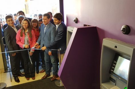 Aimogasta. Banco Rioja amplió su red de cajeros automáticos