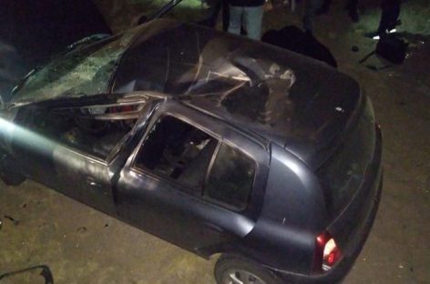 Impactaron con una yegua y solo tuvieron heridas leves