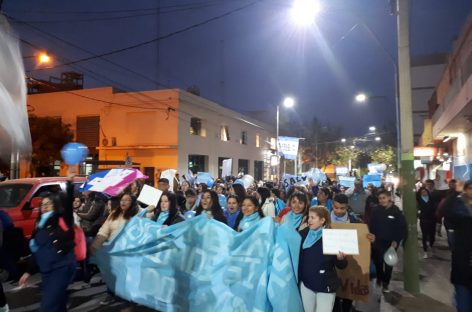 La Rioja tuvo manifestación en rechazo a la despenalización del aborto