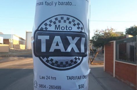 En La Rioja se puso en funcionamiento el sistema de mototaxi