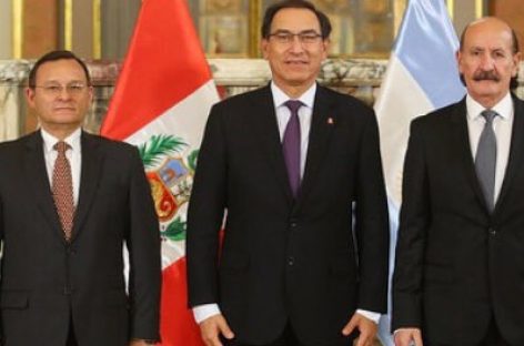 Jorge Yoma se reunió con el presidente de Perú