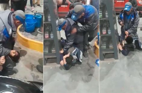 Viral. Ladrón linchado tras gatillarle a playero