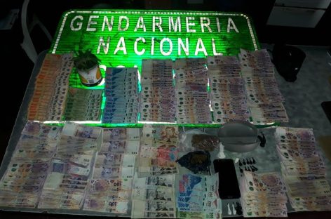 Gendarmería desbarató banca narco que vendía cocaína y marihuana
