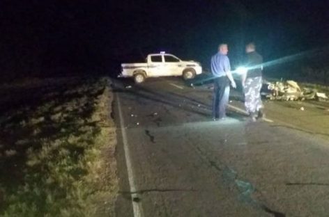 Dantesco. Tres muertos en un brutal choque en Chamical