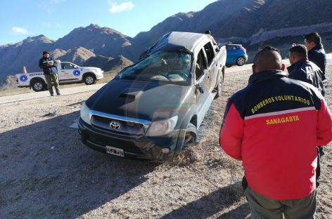 Terrible vuelco en Pampa de la Viuda: seis heridos