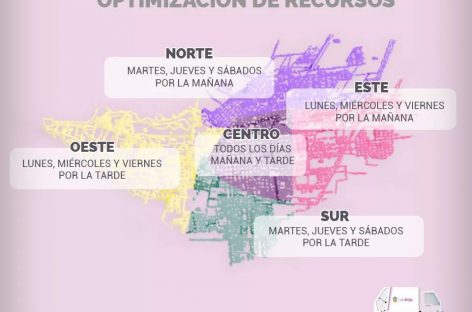 La municipalidad reprogramó la recolección de residuos