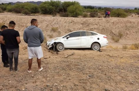 Resultó con lesiones leves hijo de diputado en grave siniestro