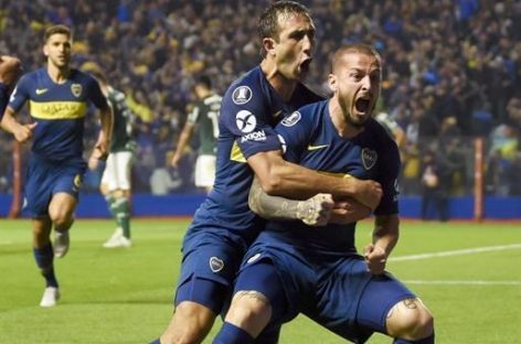 Copa Libertadores. Boca venció 2-0 a Palmeiras y tiene un pie en la final