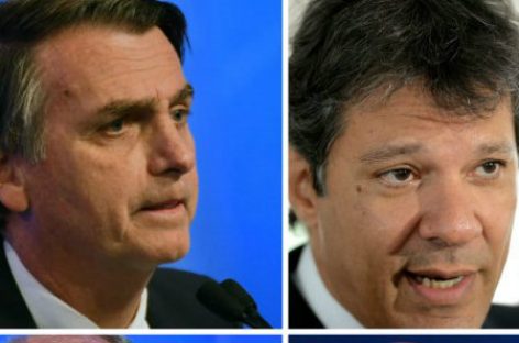 Brasil elije presidente con una elección polarizada
