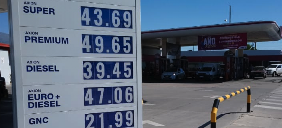 El litro de nafta quedó al borde de los $50 en La Rioja