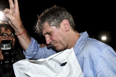 Boudou sale en libertad: excarcelado bajo fianza