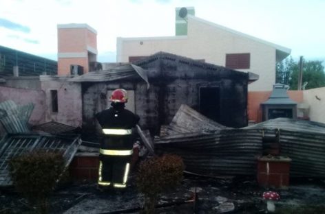 Se incendió la casa del padre del vice intendente capitalino