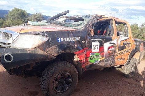 Importante empresario riojano volcó y salió vivo de milagro