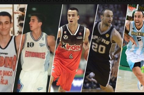 Al mejor estilo San Antonio Spurs, Andino planea retirar la camiseta Nº 6 que usó ‘Manu’ Ginóbili