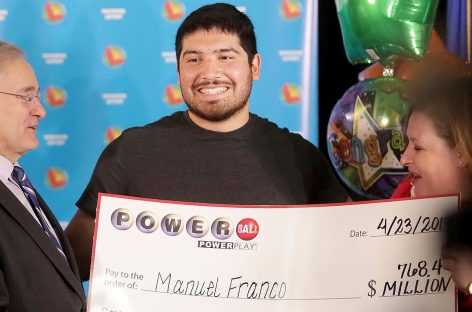 Suertudo. Con 24 años ganó 768 millones de dólares en la lotería