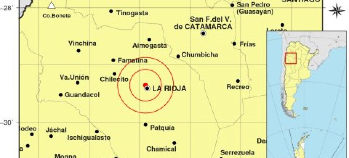 En plena madrugada, La Rioja sufrió un sismo de 3 grados