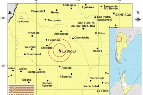 En plena madrugada, La Rioja sufrió un sismo de 3 grados