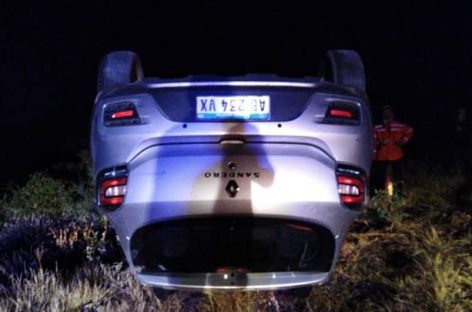 Sufrió una descompensación cuando manejaba y volcó