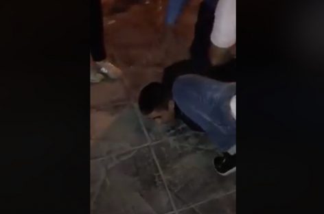 Otro delincuente atrapado por vecinos: «los voy a denunciar por golpearme»
