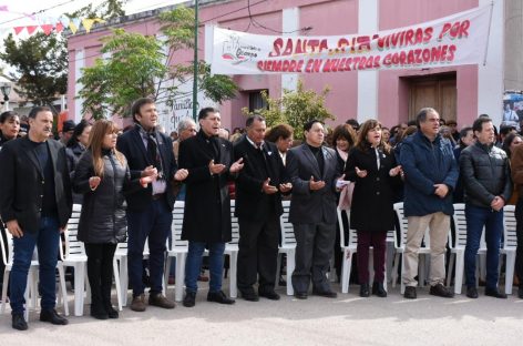 Oficialismo y oposición, juntos para homenajear a Santa Rita