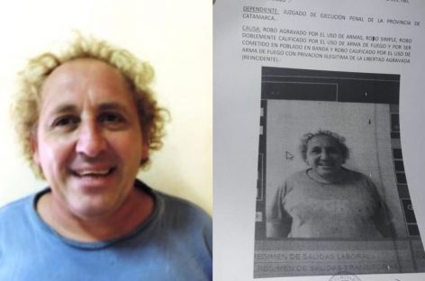Fugó un peligroso preso en Catamarca y alertan a La Rioja