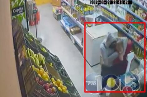 Inseguridad extrema. A punta de cuchillo amenazó a comerciante y clientes
