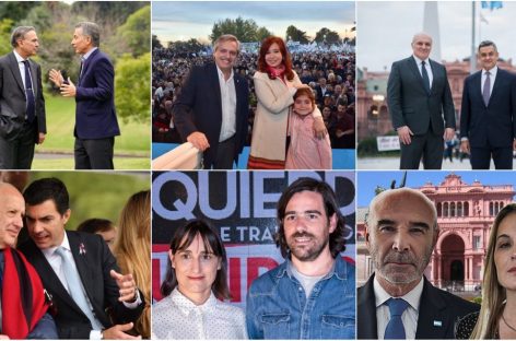 Ocho fórmulas presidenciales competirán en las PASO. Quienes son