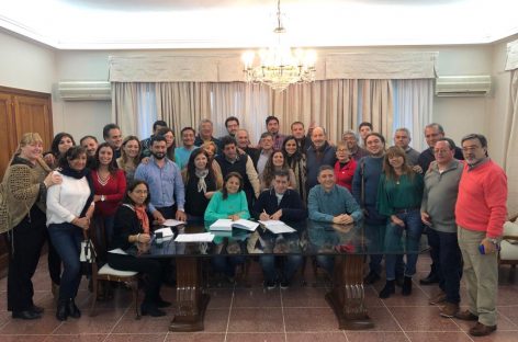 Frente de Todos. Sergio Casas – Hilda Soria – Fabián Calderón, precandidatos a diputado nacional en las PASO