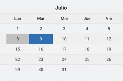 ¿Es feriado puente el próximo lunes 8 de julio?