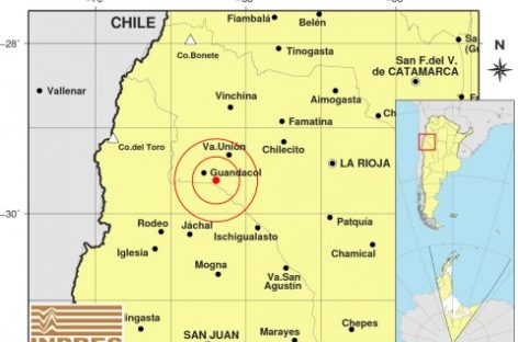 Dos sismos sacudieron La Rioja este sábado y domingo