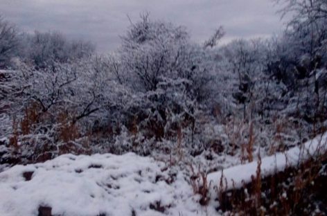 ¿NIEVA DE NUEVO EN ALGUNOS DEPARTAMENTOS DE LA RIOJA?