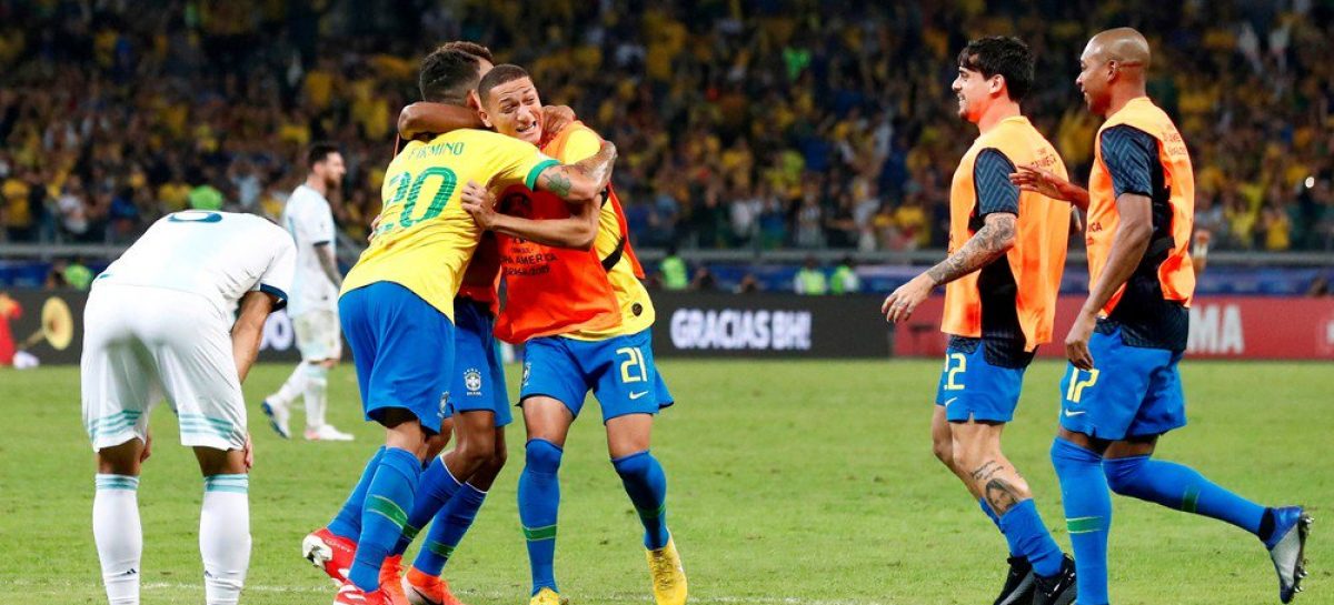 Copa América. La efectividad de Brasil eliminó a la garra Argentina