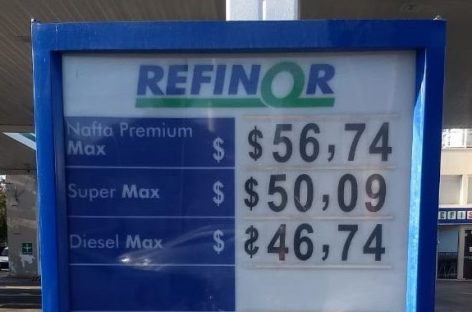 El litro de nafta super ya supera los $50 y la premium los $56 en La Rioja