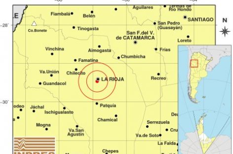 Un sismo sacudió la Capital riojana esta madrugada