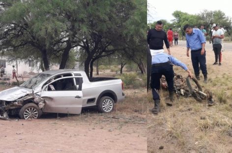 Chocó a un motociclista, lo mató y fugó del lugar
