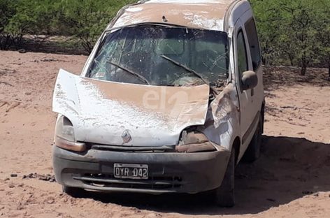 Vuelco y milagro en ruta 60: padre e hijo de 11 años resultaron ilesos