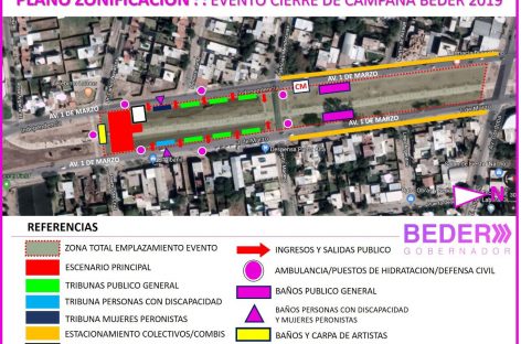 Beder cierra la campaña con acto y Los Palmeras