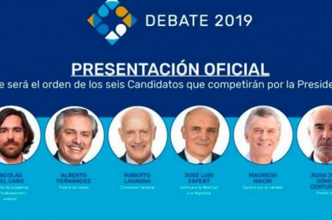Este domingo, primer debate presidencial: a qué hora y dónde verlo
