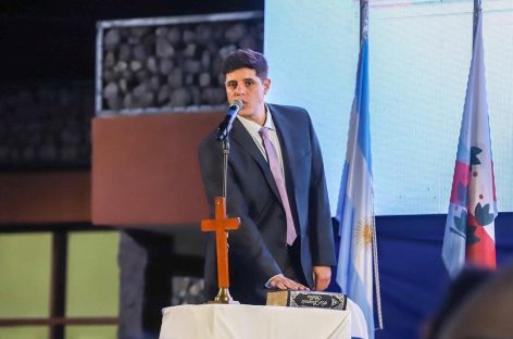 Sanagasta. Asumió Sbiroli y confirmó su gabinete